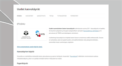Desktop Screenshot of kasvukayrat.fi